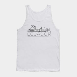 Ecuador Minimal Skyline Tank Top